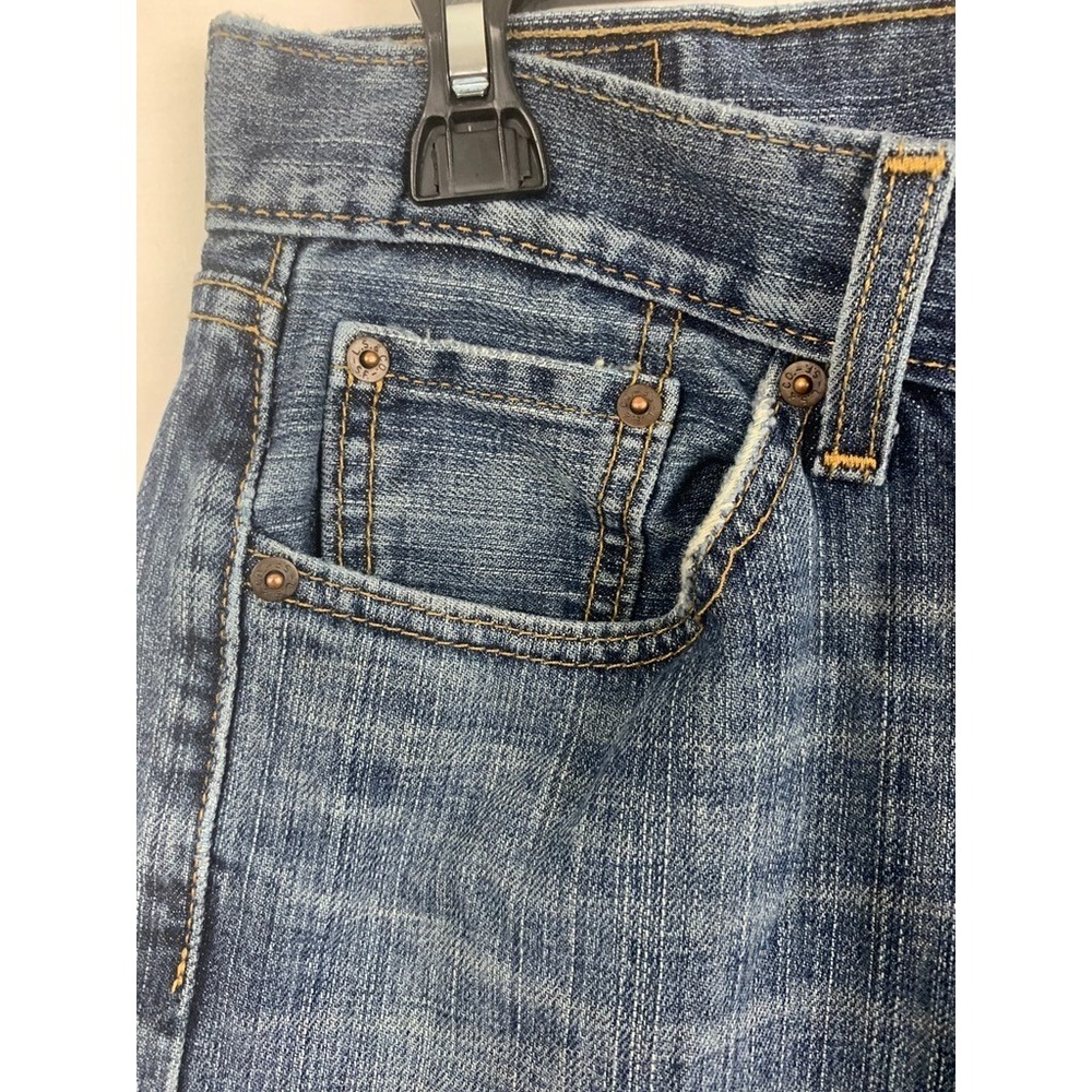 Levis 505 Jeans Mens 29x32 Blue Denim Straight Leg Regular Zipper Fly - Picture 3 of 10